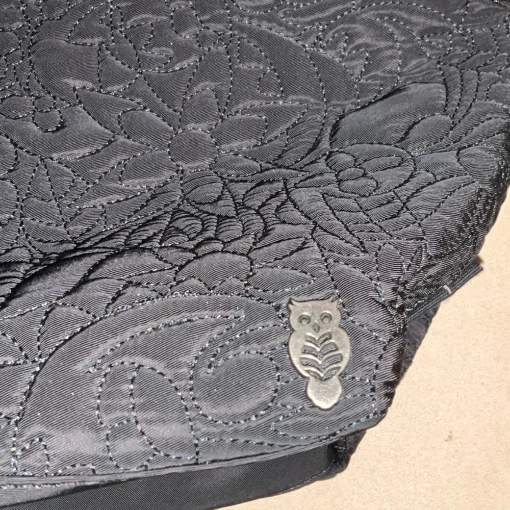 NWT SAKROOTS ATLAS HOBO - BLACK SPIRIT DESERT QUILTED